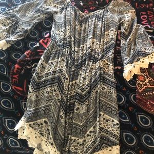 hand off shoulder romper.